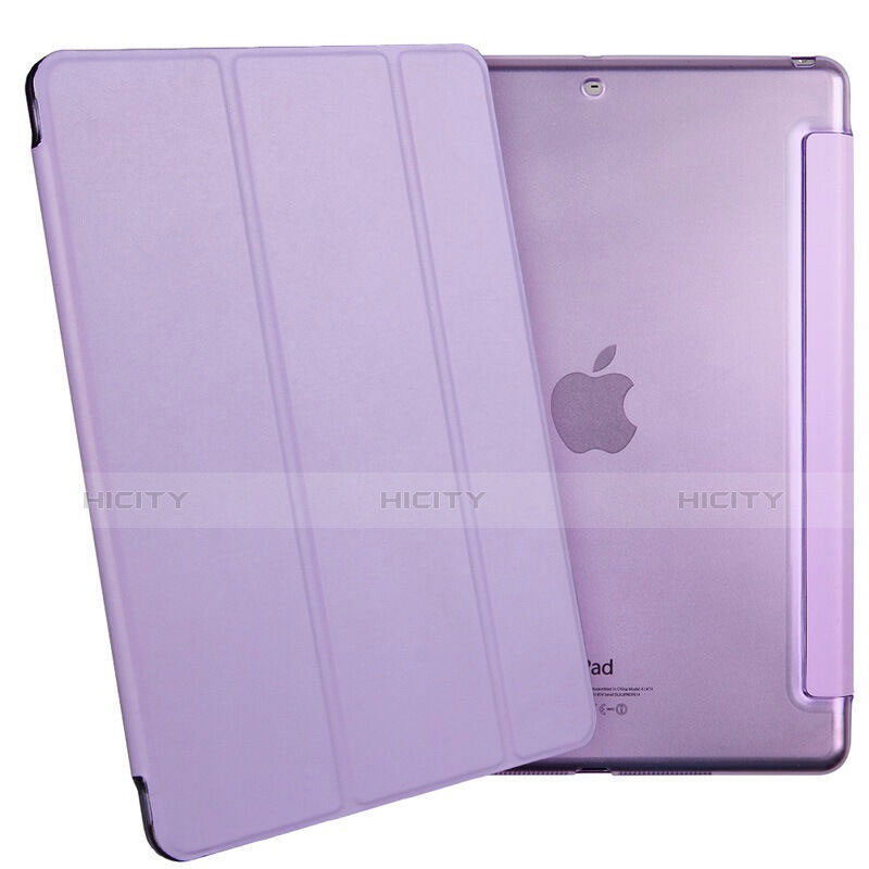 Handytasche Stand Schutzhülle Leder L06 für Apple iPad Mini 2 Violett