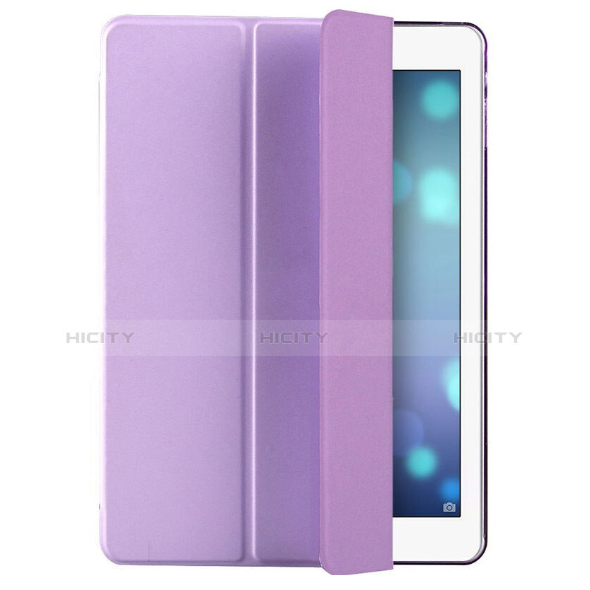 Handytasche Stand Schutzhülle Leder L06 für Apple iPad Mini 2 Violett