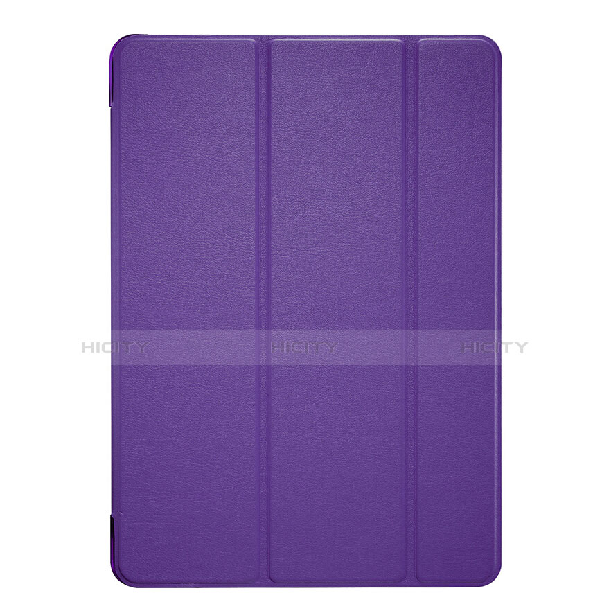 Handytasche Stand Schutzhülle Leder L06 für Apple iPad Mini 4 Violett groß