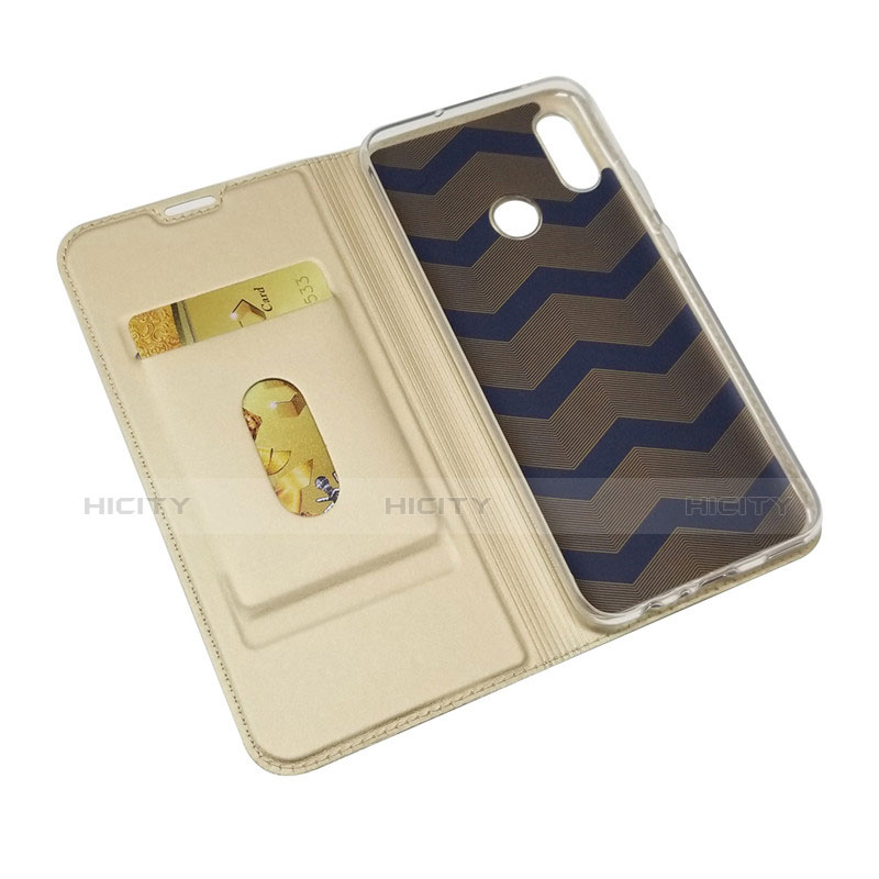 Handytasche Stand Schutzhülle Leder L06 für Huawei Honor 10 Lite Gold