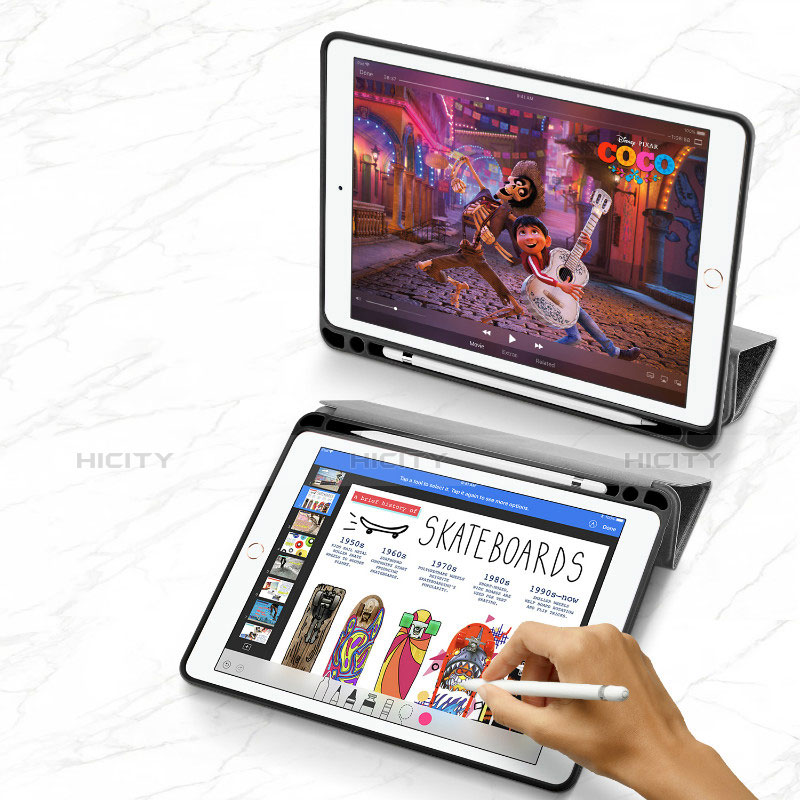 Handytasche Stand Schutzhülle Leder L07 für Apple iPad Pro 10.5 groß