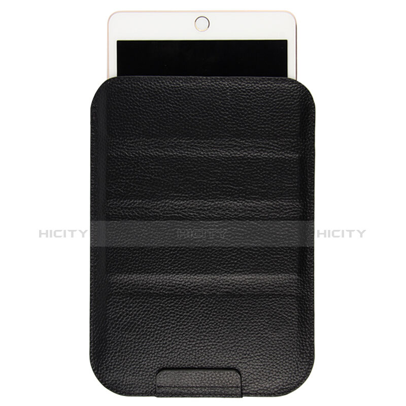 Handytasche Stand Schutzhülle Leder L07 für Huawei MediaPad M5 8.4 SHT-AL09 SHT-W09 Schwarz groß