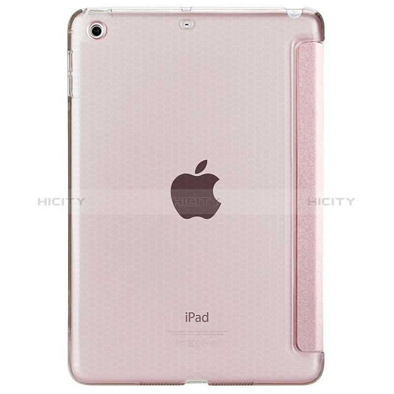 Handytasche Stand Schutzhülle Leder L08 für Apple New iPad 9.7 (2018) Rosegold