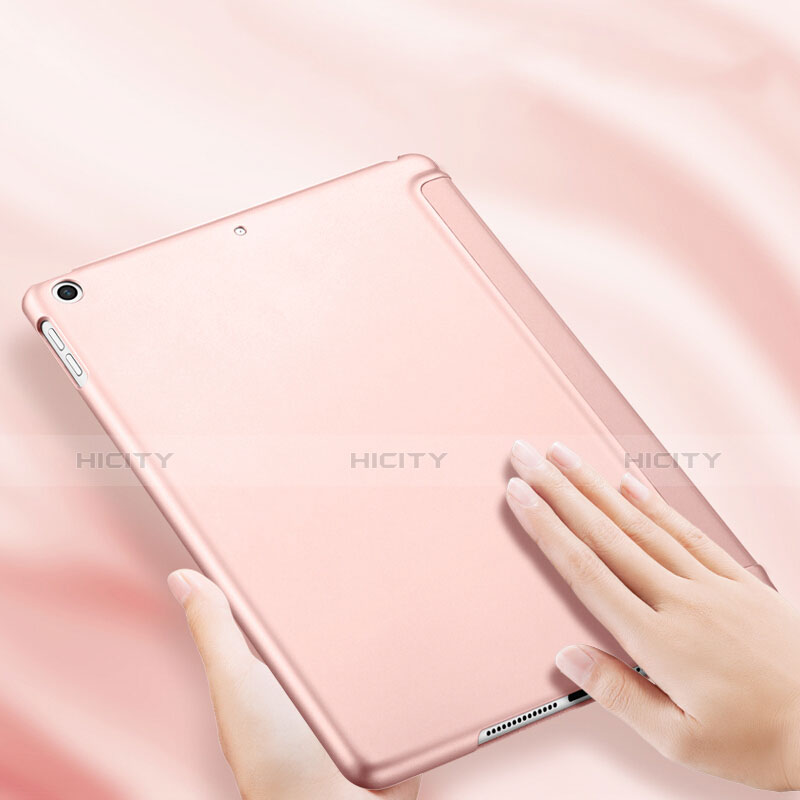 Handytasche Stand Schutzhülle Leder L10 für Apple New iPad 9.7 (2017) Rosegold