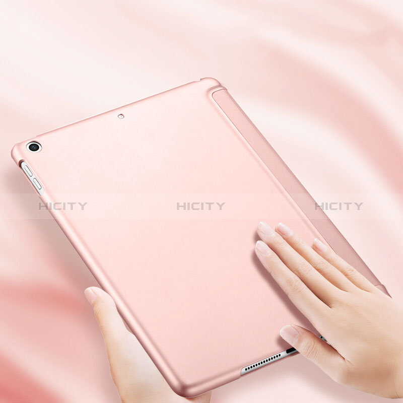 Handytasche Stand Schutzhülle Leder L10 für Apple New iPad 9.7 (2018) Rosegold