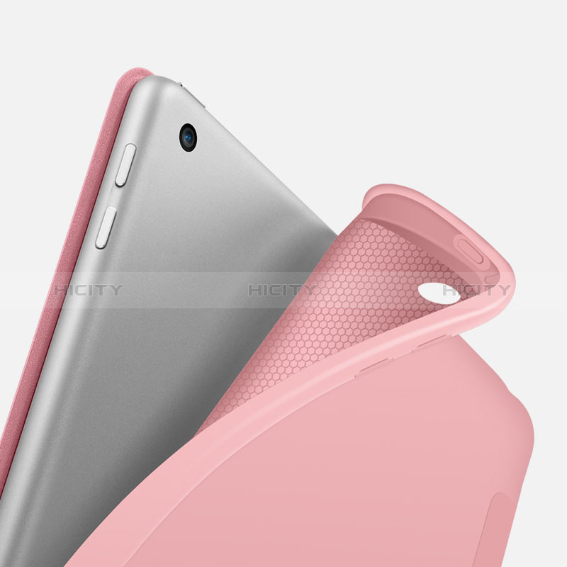 Handytasche Stand Schutzhülle Leder L11 für Apple New iPad 9.7 (2018) Rosegold