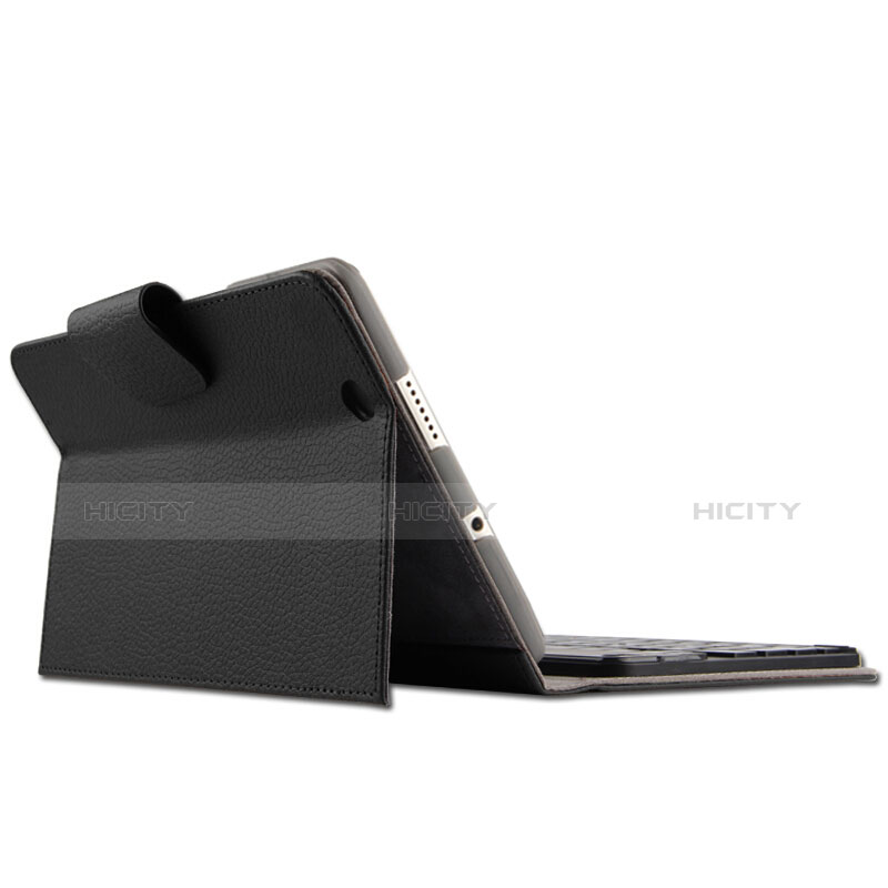 Handytasche Stand Schutzhülle Leder mit Tastatur für Huawei Mediapad M3 8.4 BTV-DL09 BTV-W09 Schwarz