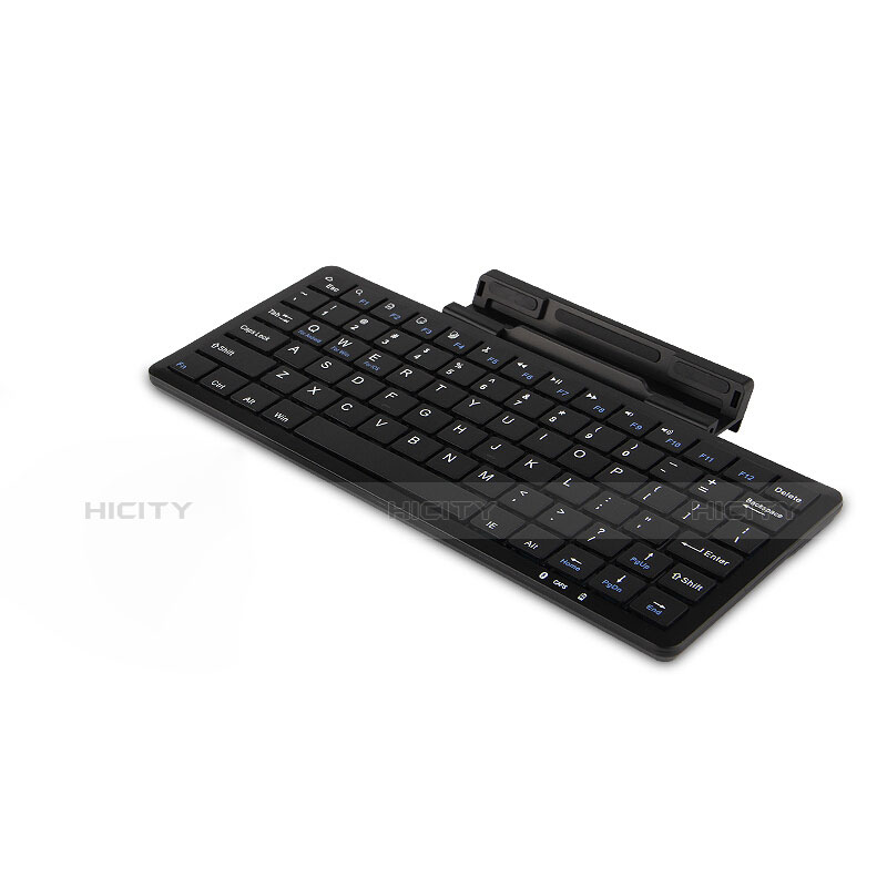 Handytasche Stand Schutzhülle Leder mit Tastatur L01 für Huawei MediaPad M5 10.8 Schwarz