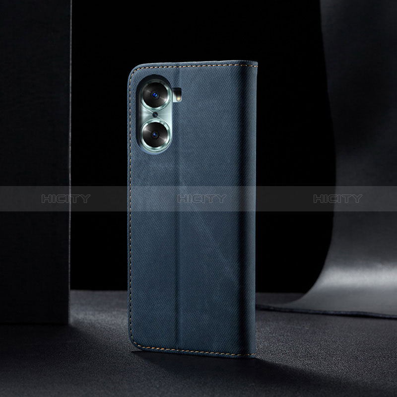 Handytasche Stand Schutzhülle Stoff B01S für Huawei Honor 60 Pro 5G groß