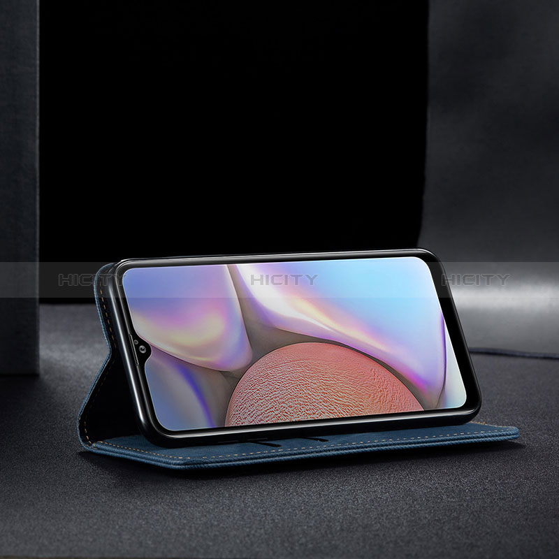 Handytasche Stand Schutzhülle Stoff B01S für Samsung Galaxy A10s