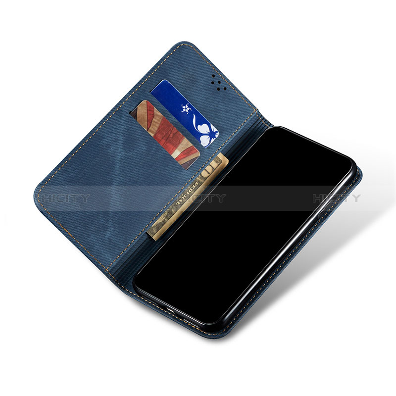 Handytasche Stand Schutzhülle Stoff B01S für Samsung Galaxy A71 5G