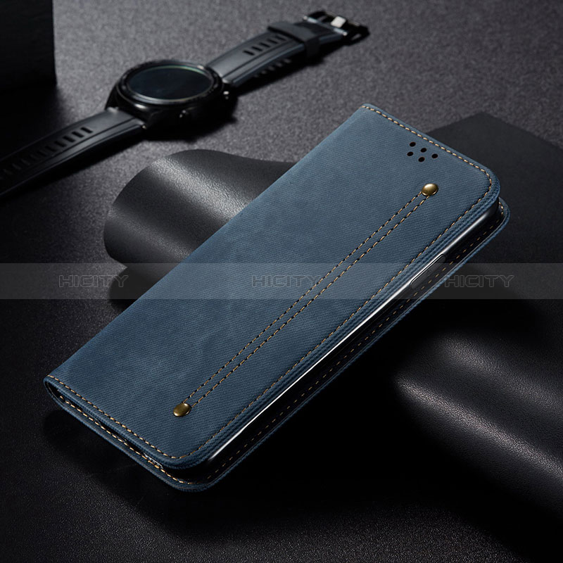 Handytasche Stand Schutzhülle Stoff B01S für Xiaomi Redmi 10 4G