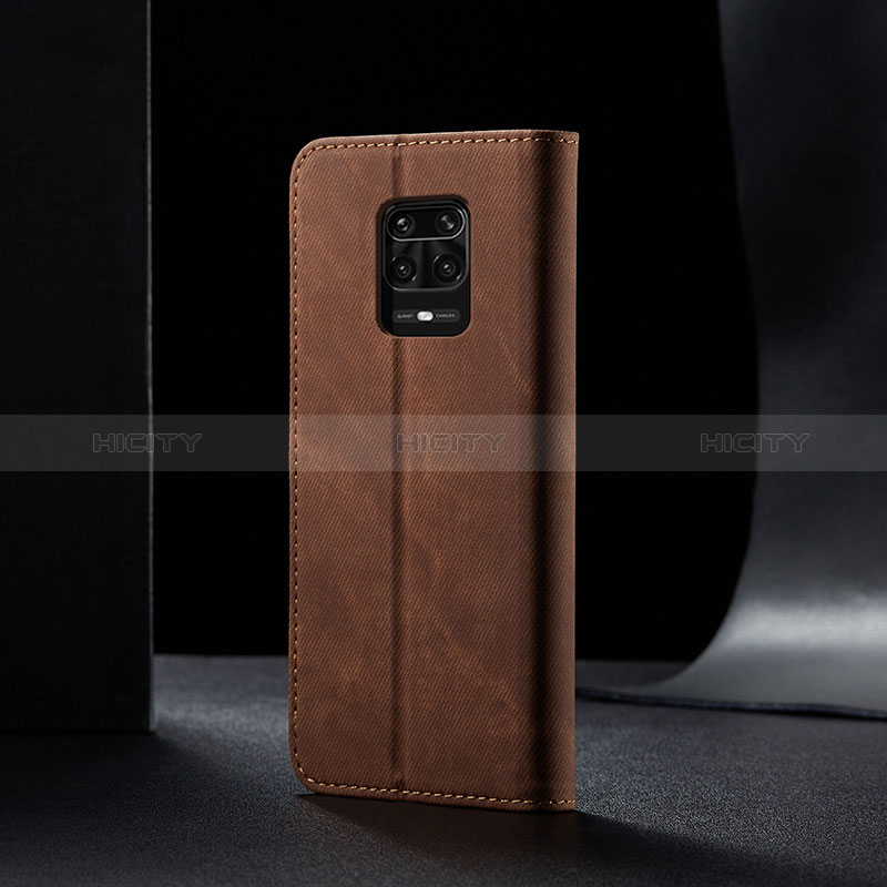 Handytasche Stand Schutzhülle Stoff B01S für Xiaomi Redmi Note 10 Lite India