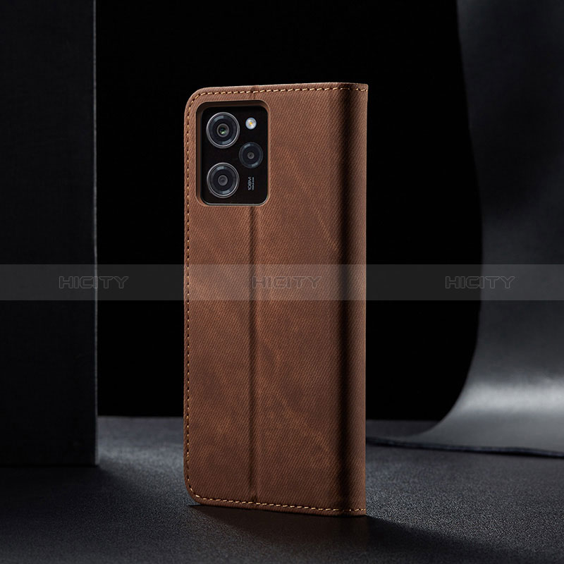 Handytasche Stand Schutzhülle Stoff B01S für Xiaomi Redmi Note 12 Pro Speed 5G groß