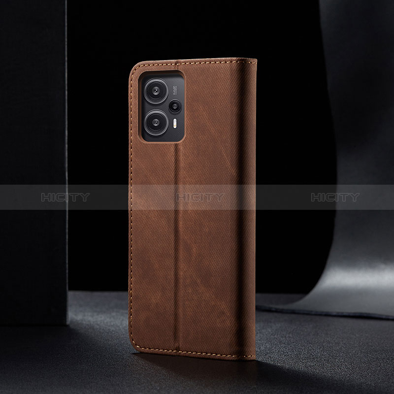 Handytasche Stand Schutzhülle Stoff B01S für Xiaomi Redmi Note 12 Turbo 5G groß