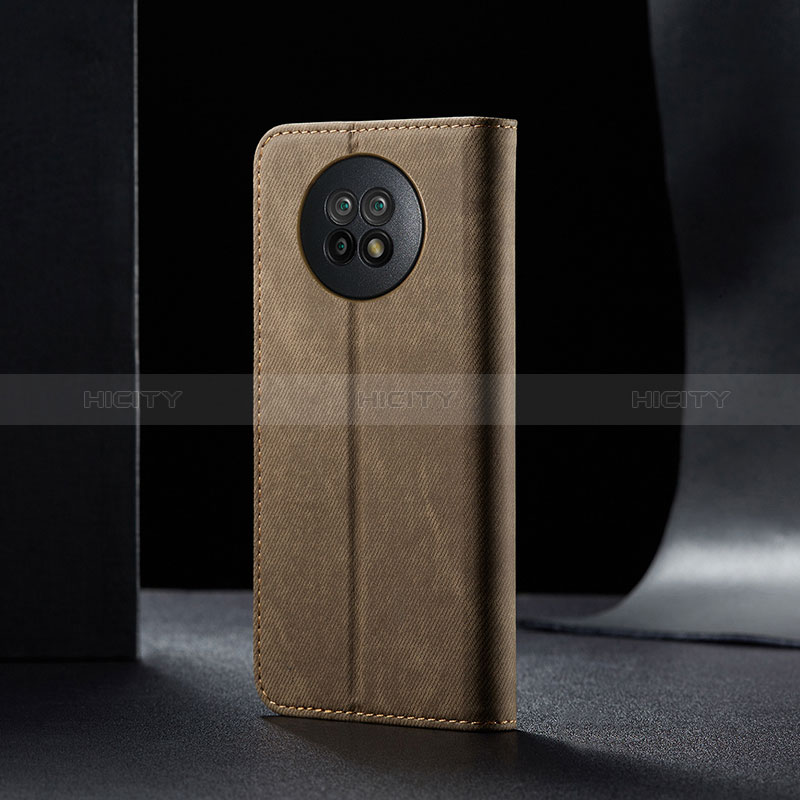 Handytasche Stand Schutzhülle Stoff B01S für Xiaomi Redmi Note 9 5G groß