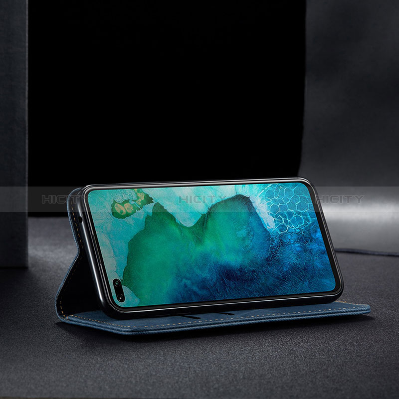 Handytasche Stand Schutzhülle Stoff B02S für Samsung Galaxy A51 4G