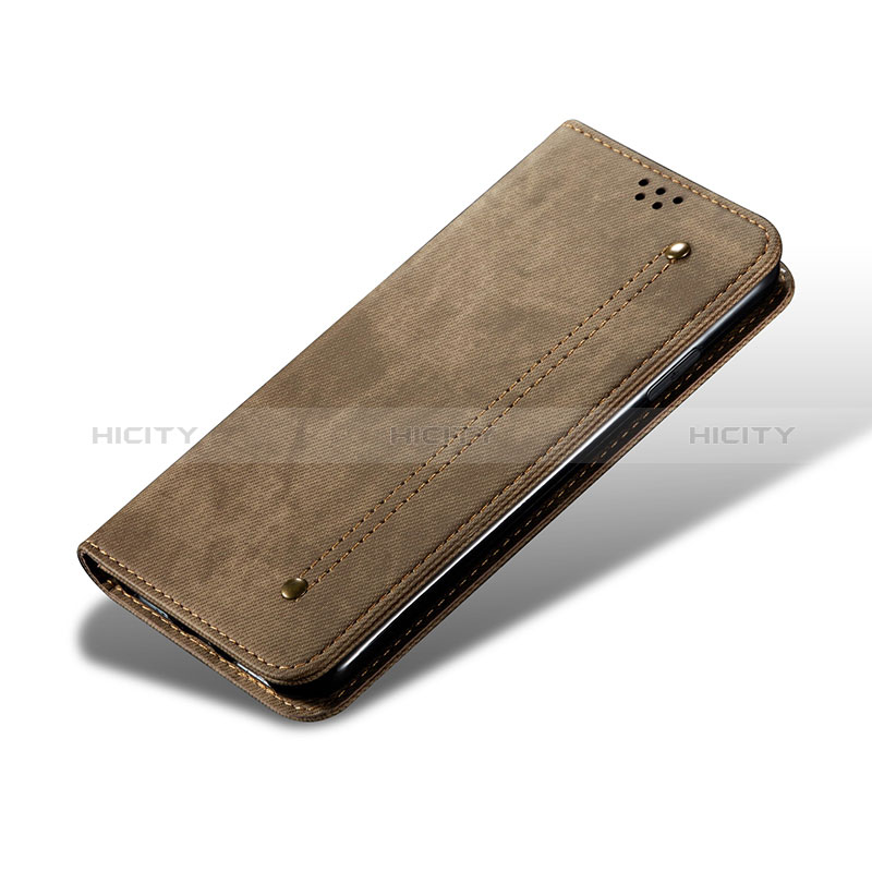 Handytasche Stand Schutzhülle Stoff B02S für Samsung Galaxy Note 10 Lite