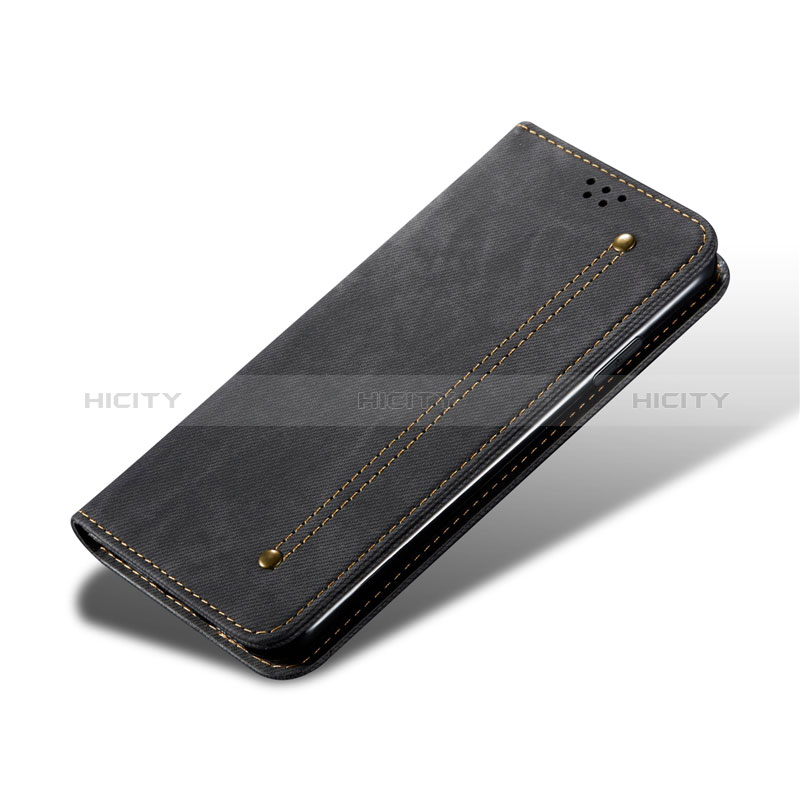 Handytasche Stand Schutzhülle Stoff für Samsung Galaxy A12 5G