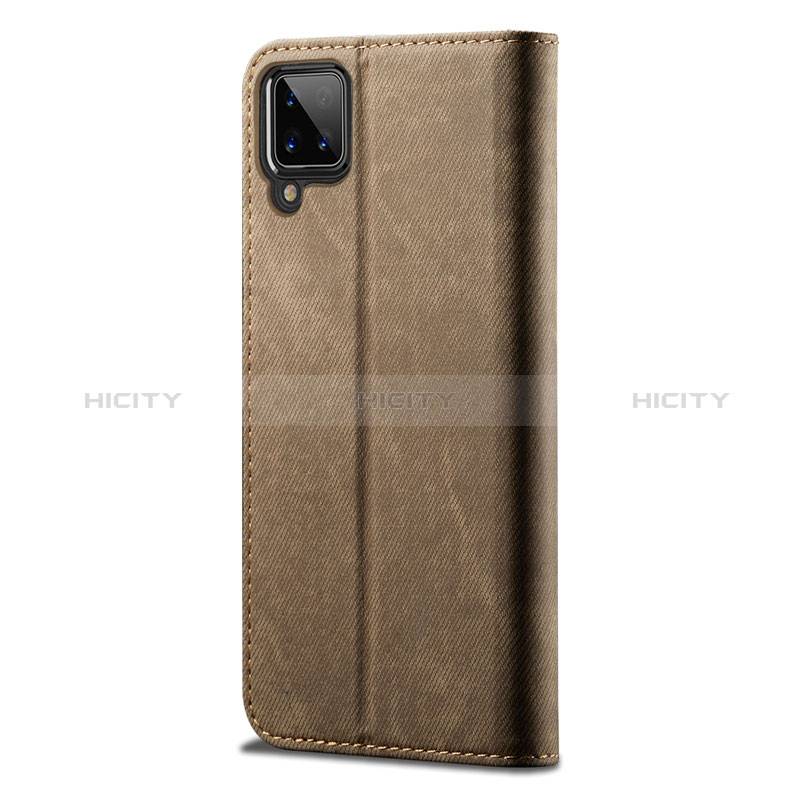 Handytasche Stand Schutzhülle Stoff für Samsung Galaxy A12 Nacho groß