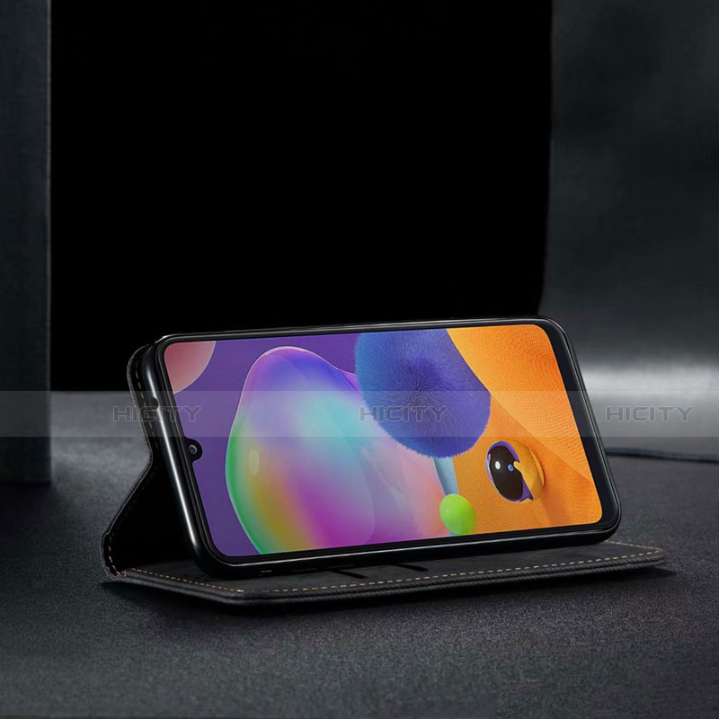 Handytasche Stand Schutzhülle Stoff für Samsung Galaxy A31 groß