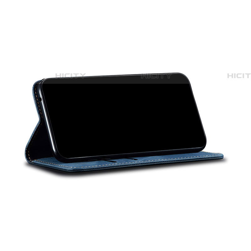 Handytasche Stand Schutzhülle Stoff für Samsung Galaxy A52 4G groß