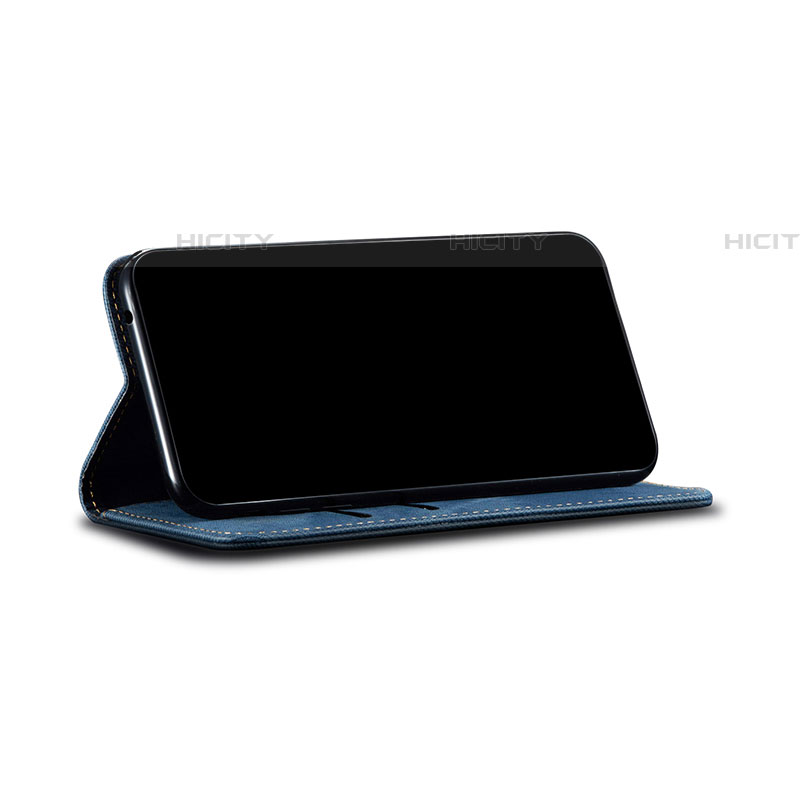 Handytasche Stand Schutzhülle Stoff für Samsung Galaxy F04 groß