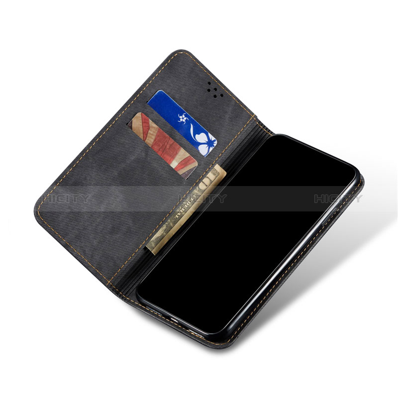 Handytasche Stand Schutzhülle Stoff für Samsung Galaxy F12