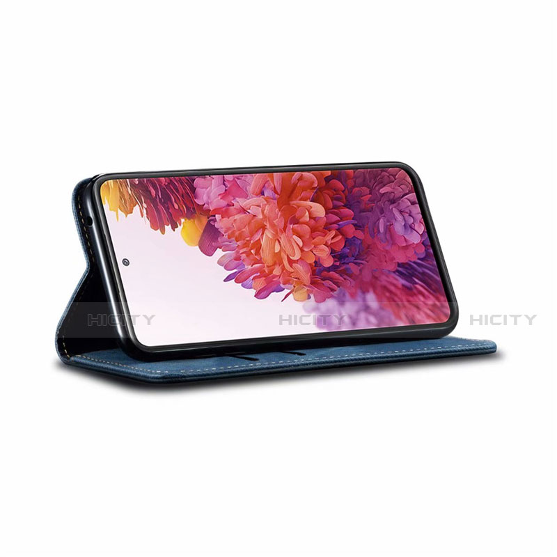 Handytasche Stand Schutzhülle Stoff für Samsung Galaxy S20 FE 4G