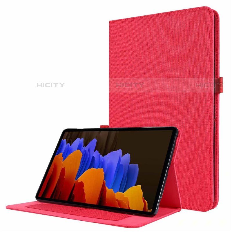 Handytasche Stand Schutzhülle Stoff für Samsung Galaxy Tab S7 4G 11 SM-T875 groß