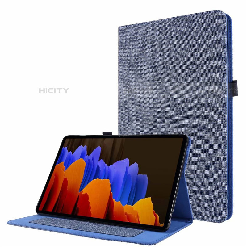 Handytasche Stand Schutzhülle Stoff für Samsung Galaxy Tab S7 4G 11 SM-T875 groß