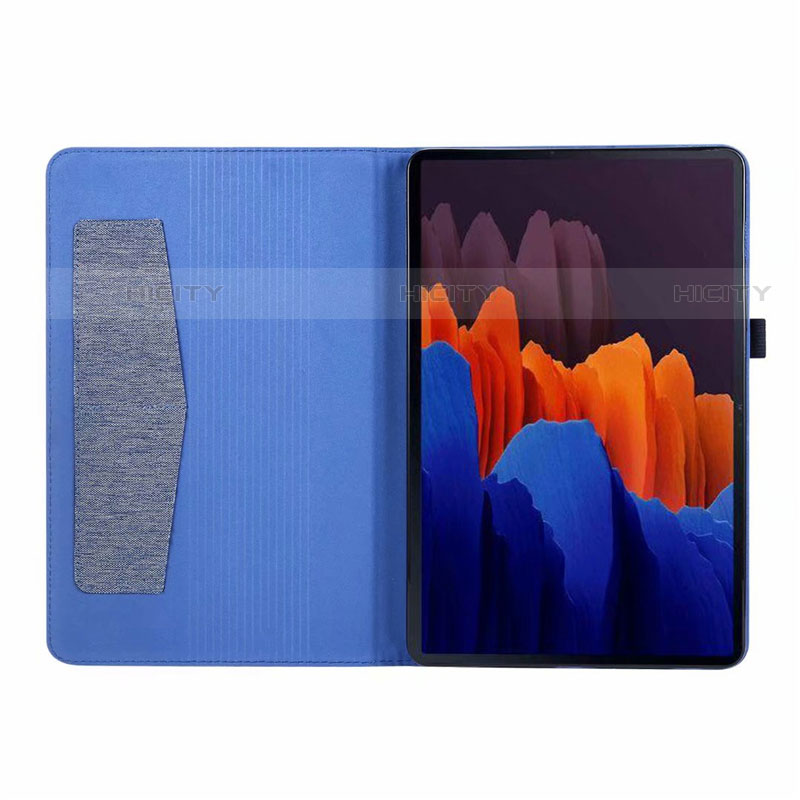Handytasche Stand Schutzhülle Stoff für Samsung Galaxy Tab S7 4G 11 SM-T875 groß