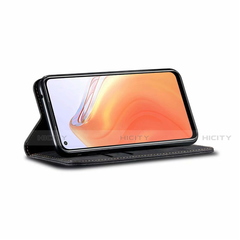 Handytasche Stand Schutzhülle Stoff für Xiaomi Mi 10T 5G groß