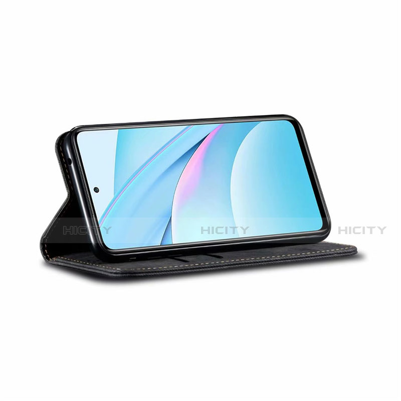 Handytasche Stand Schutzhülle Stoff für Xiaomi Mi 10T Lite 5G groß