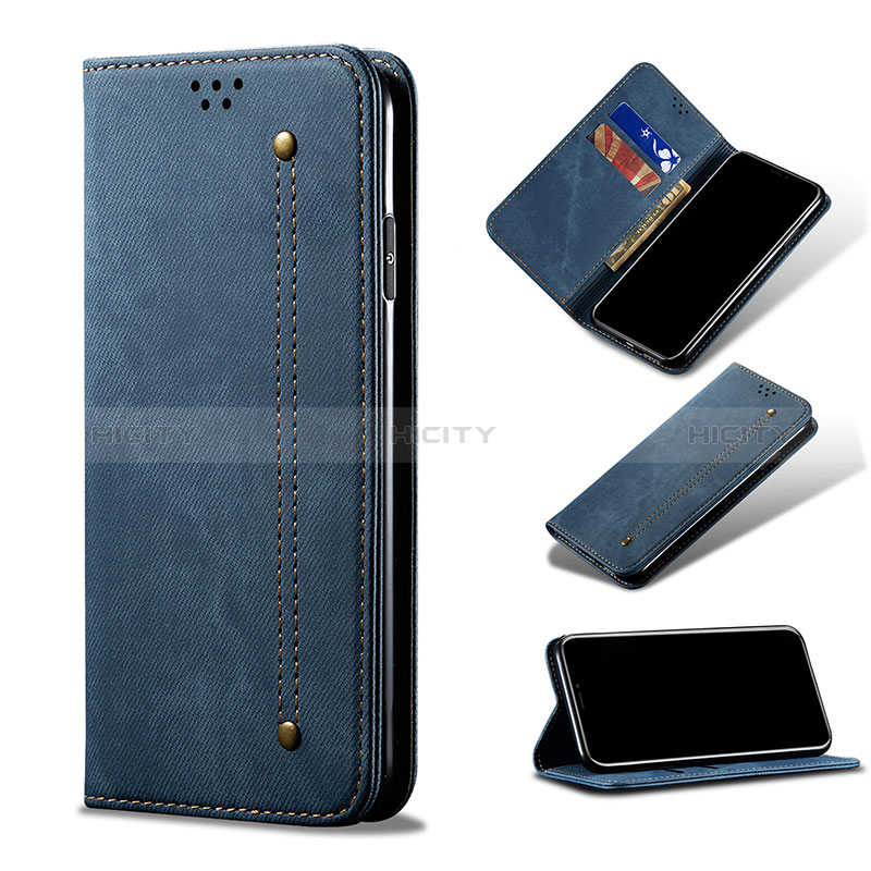 Handytasche Stand Schutzhülle Stoff für Xiaomi Redmi Note 11 SE 5G