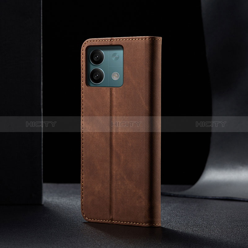 Handytasche Stand Schutzhülle Stoff für Xiaomi Redmi Note 13 5G groß