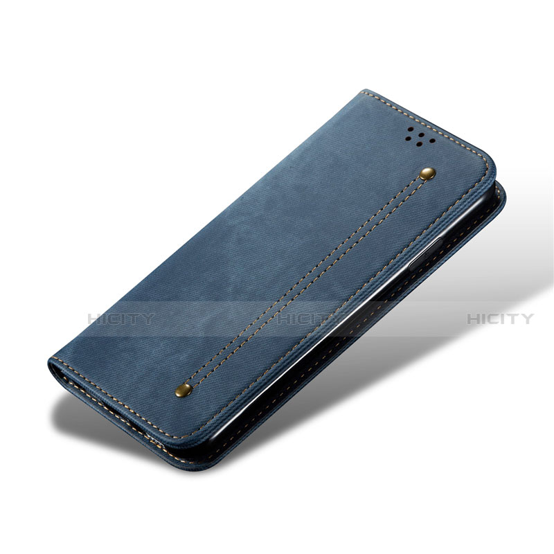 Handytasche Stand Schutzhülle Stoff für Xiaomi Redmi Note 9 Pro