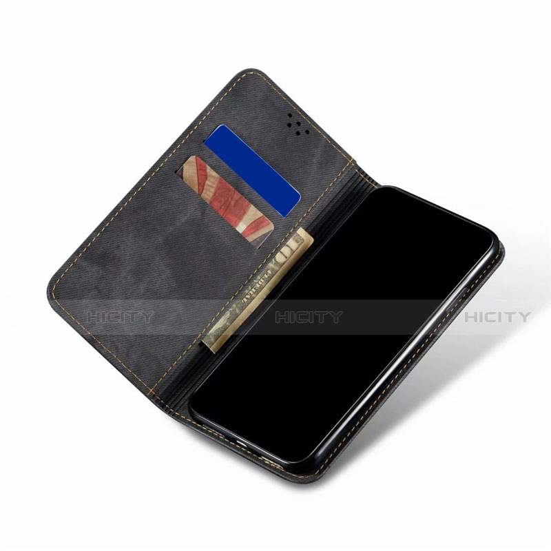 Handytasche Stand Schutzhülle Stoff H01 für Oppo A91