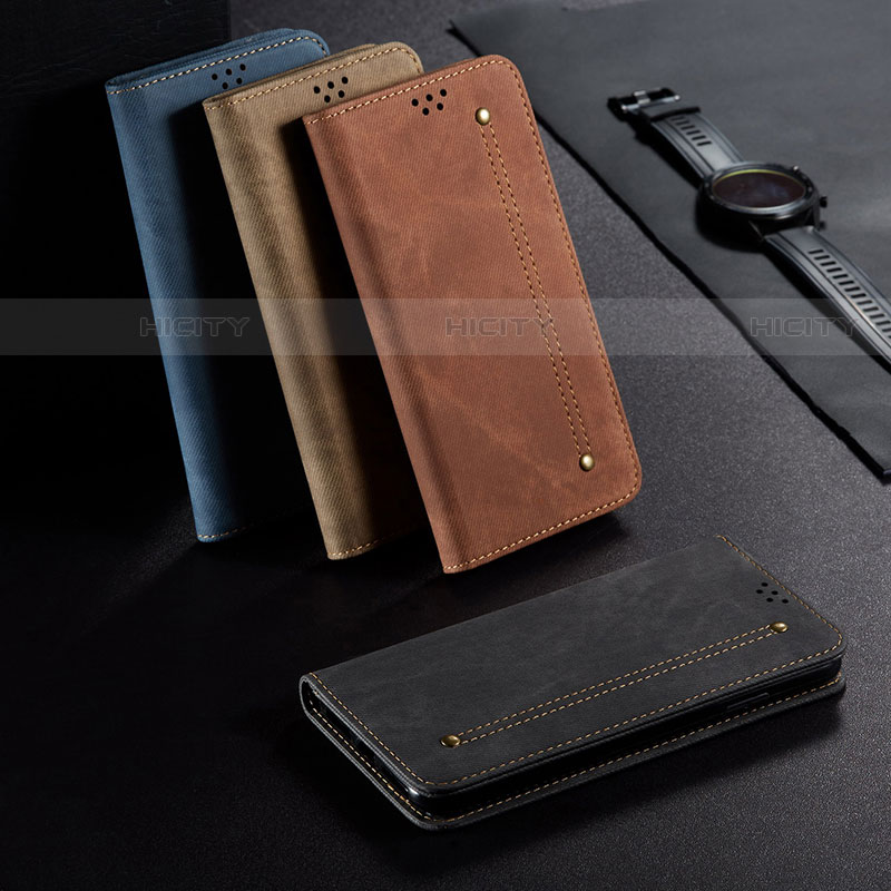 Handytasche Stand Schutzhülle Stoff H01 für Xiaomi Mi 11 Lite 5G NE