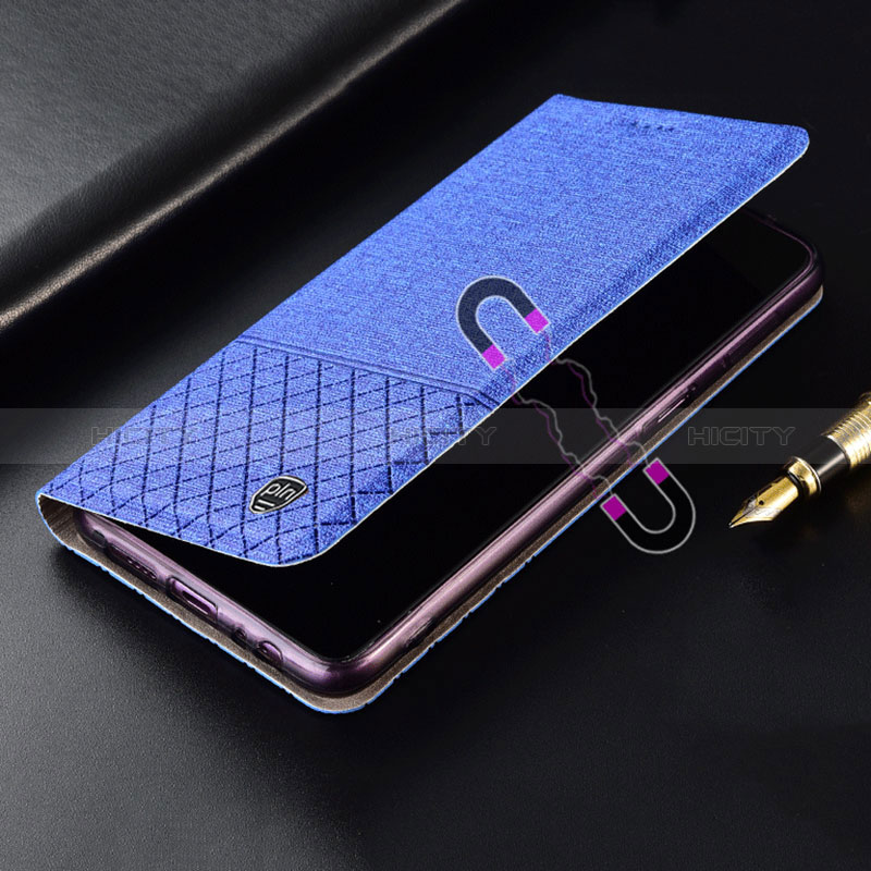 Handytasche Stand Schutzhülle Stoff H12P für Huawei Honor 80 Pro Flat 5G