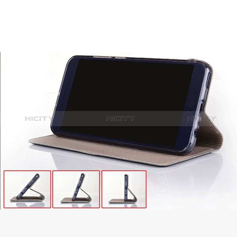 Handytasche Stand Schutzhülle Stoff H12P für Oppo A1 5G groß