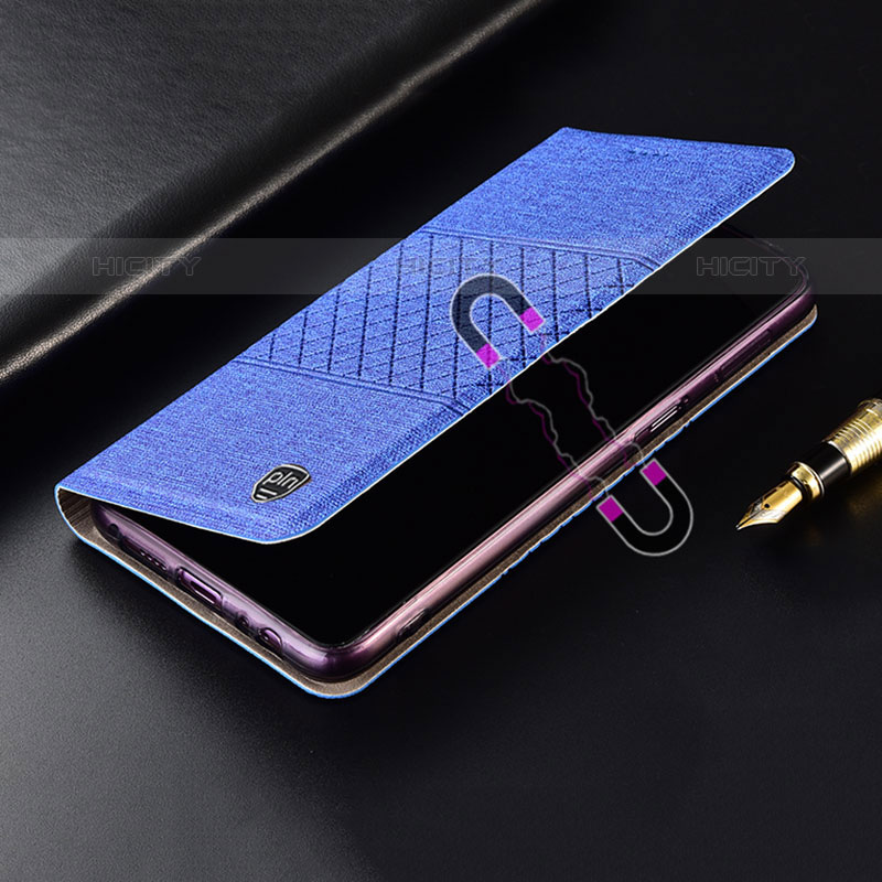 Handytasche Stand Schutzhülle Stoff H12P für Oppo Find X3 Pro 5G