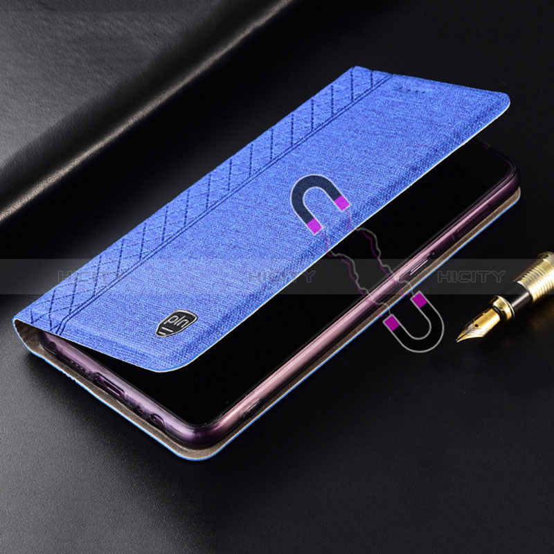 Handytasche Stand Schutzhülle Stoff H12P für Samsung Galaxy Note 20 Ultra 5G groß