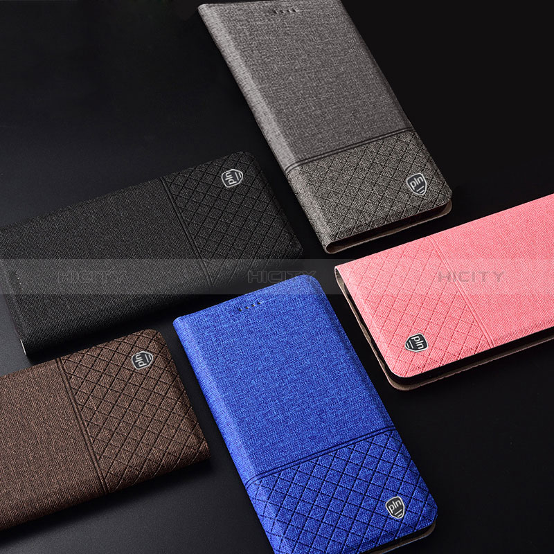 Handytasche Stand Schutzhülle Stoff H12P für Xiaomi Redmi Note 10 Pro 5G