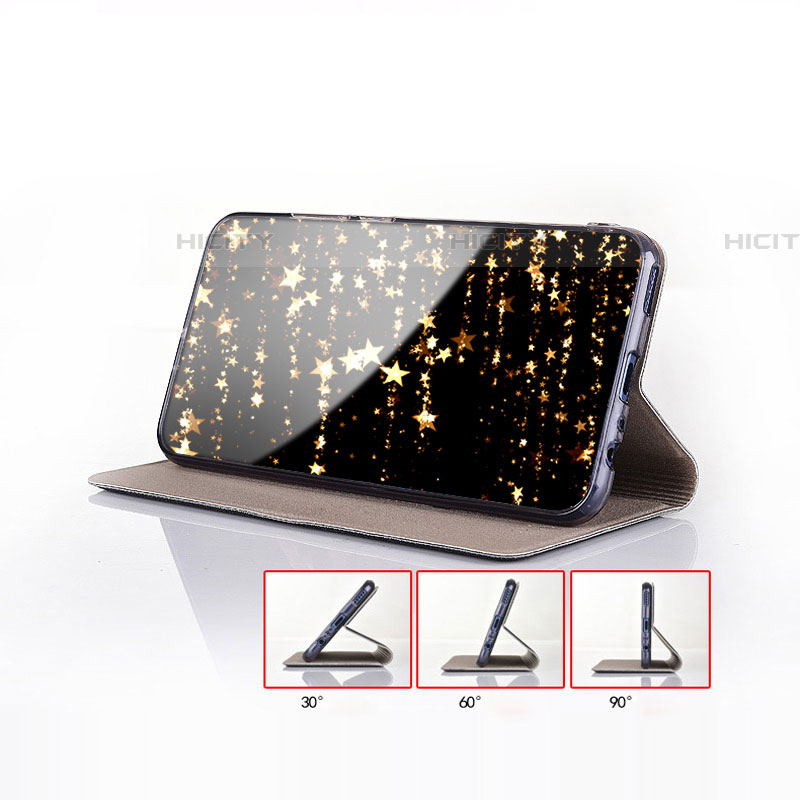 Handytasche Stand Schutzhülle Stoff H21P für Samsung Galaxy A32 5G groß