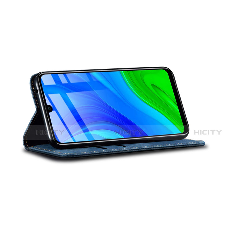 Handytasche Stand Schutzhülle Stoff L01 für Huawei P Smart (2020)