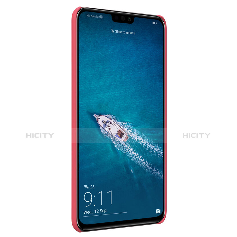 Hülle Kunststoff Schutzhülle Matt für Huawei Honor 8X Rot