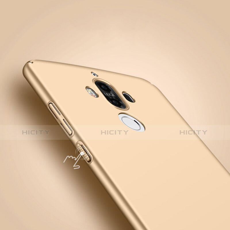 Hülle Kunststoff Schutzhülle Matt für Huawei Mate 9 Gold