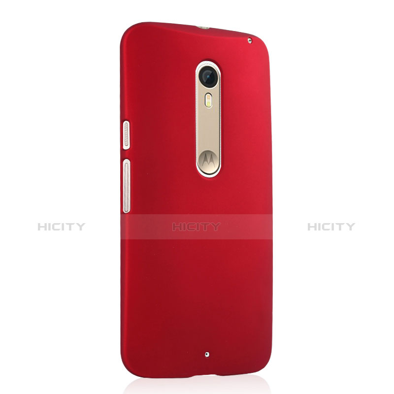 Hülle Kunststoff Schutzhülle Matt für Motorola Moto X Style Rot Plus