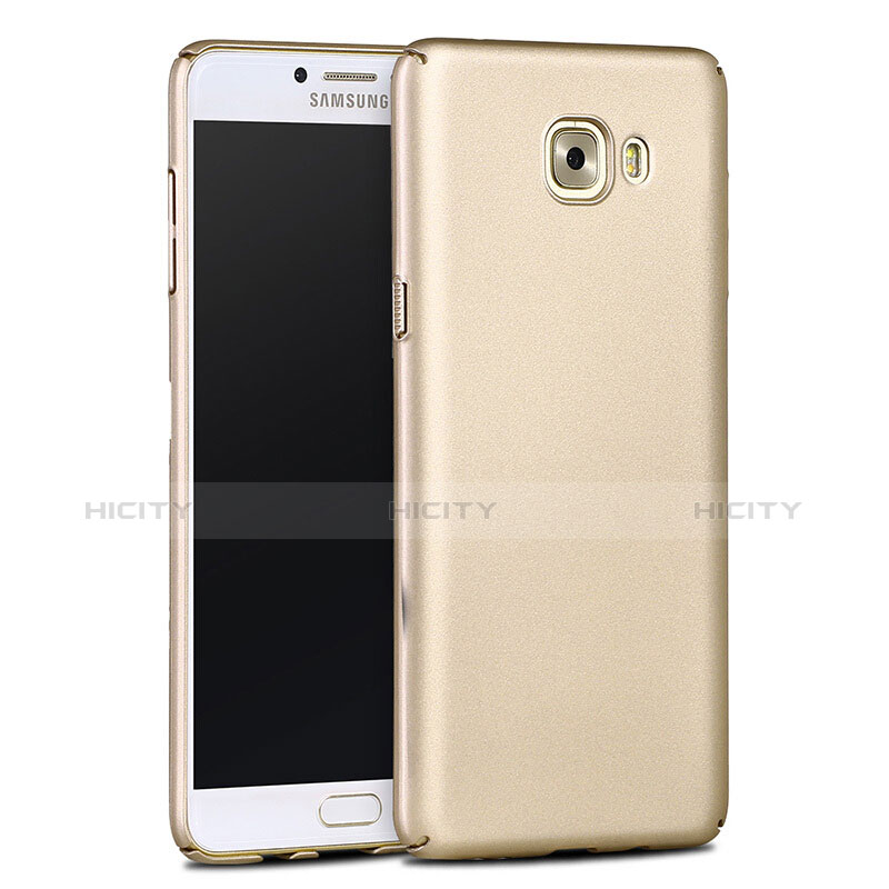 Hülle Kunststoff Schutzhülle Matt für Samsung Galaxy C9 Pro C9000 Gold